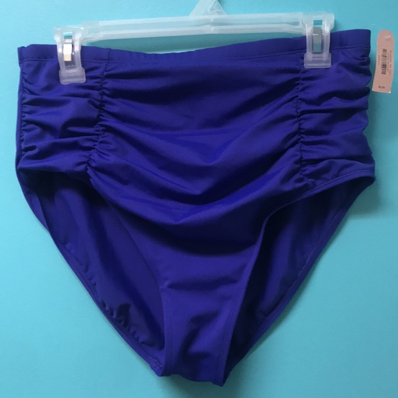 Dobreva 2 piece swimsuit. Size 14 (XL). Milky Way Blue #3. Looks more purple. - Picture 4 of 8